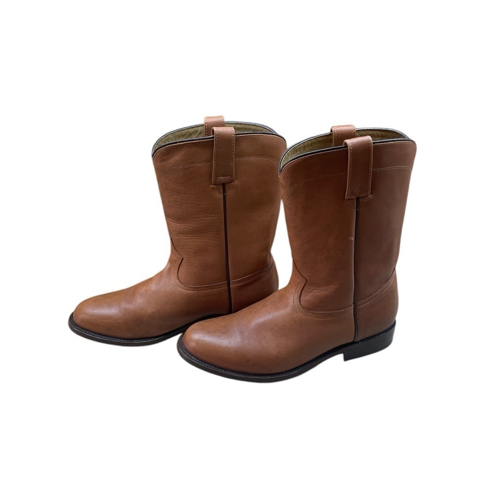 Forastero Boots Shoes Men’s Size 8.5 Texas Cowboy Brown Pull On Round Toe